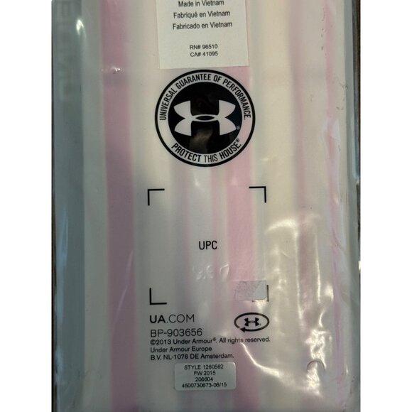 Under Armour Womens 6-Pack Elastic Headbands Pink & White Adjustable Non-Slip - Picture 2 of 7